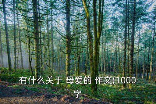 作文關于母愛的散文詩...